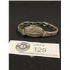 Image 1 : Gorgeous Antique white Gold Filled Ladies Bulova Wrist Watch. Wind Up, Not Working