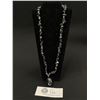 Image 1 : Black Alaska Diamond Stone Pendant Necklace