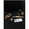 Image 2 : Collection of Gold Plated Brooches, Pendants and Pendant Necklace