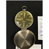 Image 2 : Vintage 1.35 Round White Metal German Compass ( Pre 1945) Good Condition Works