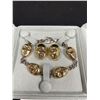Image 2 : Rare Striking Limited Edition Sergio Bustamonte Signed Masquerade Bracelet with Matching Earrings. 9