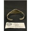 Image 2 : Hand Crafted Silver with Blue Stone Cuff Bracelet