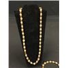 Image 2 : Clear & Amber Coloured Beads Necklace & Matching Stretch Bracelet Set