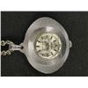 Image 2 : Vintage Silver Plated Swiss Pendant Watch Mechanical Wind Up, Working, Ramba Antimagnetic with Chain