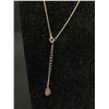 Image 3 : Dainty Gold Plated With Tiny White Stones Estella Bartlet Pendant Necklace 16-18 " In Length