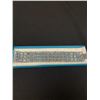 Image 2 : Sherman Signed 1960's Blue Metallic Rhinestone Bracelet Rhodium Plated with a  Clasp Box Insert and 