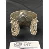 Image 2 : Ornate Sterling Silver Cuff Bracelet. Marked 925