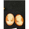 Image 2 : Lady's Pin and 2 Loose Shell Cameos. All Depict Busts of  Romanesque Women