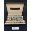 Image 1 : Flat Leather like Box with Contents