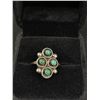 Image 2 : Native American Hand Crafted Sterling Silver Ring With Turquoise Size 8.25