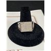 Image 2 : Men's Maxim Rubin Custom Swarovski Crystal Ring in Sterling Silver with Appraisal