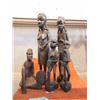 Image 1 : 5 Vintage African Carved Wood Statues