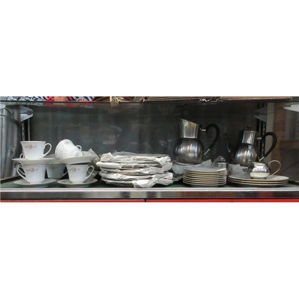 8 Place Settings of Mikasa Keegan China & More