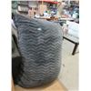 Image 1 : Dark Grey Microfibre Crash Cushion - 4' x 5'