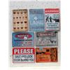 Image 1 : 7 Assorted Metal Novelty Signs - 20 cm x 30 cm