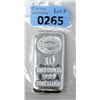 Image 1 : 10 Oz. .999 Silver Certified Istanbul Refinery Bar