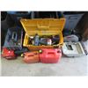 Image 1 : 7 Piece Lot of Tools, Tool Boxes and Gas Cans
