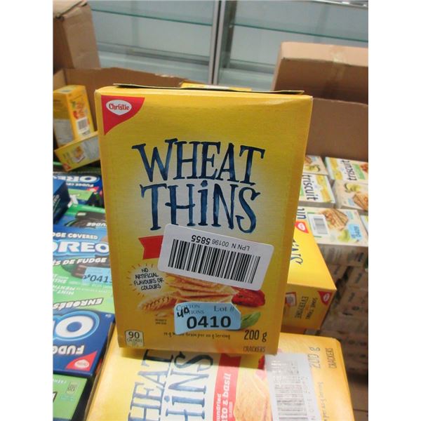 40 x 200 g Assorted Wheat Thins Crackers