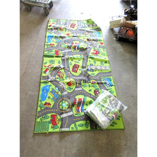 2 New Playroom Mats for Toy Cars -100 x 200 cm