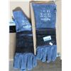 Image 1 : 3 New Pairs of Leather Animal Handling Gloves