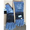 Image 1 : 3 New Pairs of Leather Animal Handling Gloves