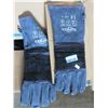 Image 1 : 3 New Pairs of Leather Animal Handling Gloves