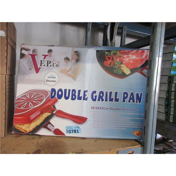 2 Double Grill Pans