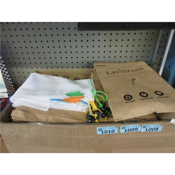 15 New Sets of 9 Mesh Produce Bag- 3 Sizes per set