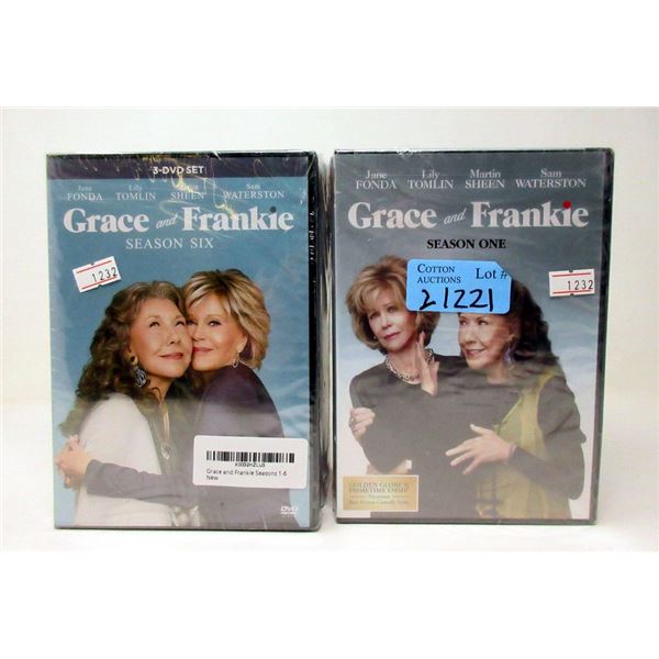 2 New "Frankie & Grace" Seasons 1-6 DVD Sets