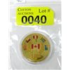Image 1 : 1 Oz .999 Silver Canada Thiessen Team 45 Yr. Round