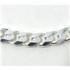 Image 2 : New Italian Sterling Silver 8" Curb Link Bracelet