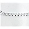 Image 2 : New Italian Sterling Silver 18" Curb Link Chain