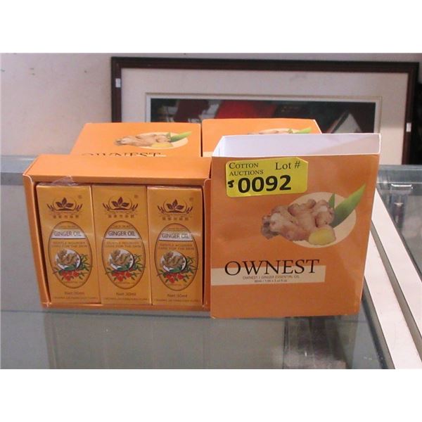 5 Ownest 3 Pack Ginger Massage Oil