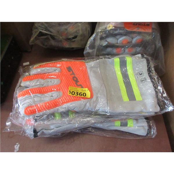3 New Pairs of Stout Platinum Series Gloves - XXL