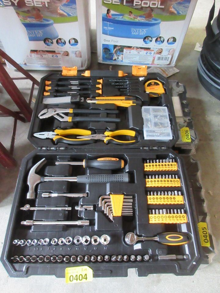 New DEKO Hand Tool, Bit and Socket Sets