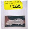 Image 1 : 2.08 Oz. Franklin Mint Sterling Silver Car Bar