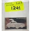 Image 1 : 2.08 Oz. Franklin Mint Sterling Silver Car Bar