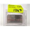 Image 1 : 1 Oz. Fine Silver USA Flag Bar