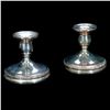 Image 1 : Pair Weighted Silver Candleholders