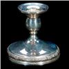 Image 2 : Pair Weighted Silver Candleholders