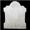 Image 2 : Carved White Marble Panel with Grape Leaves