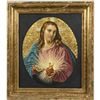 Image 1 : Italian Souvenir Mosaic Panel of Christ, by Batoni