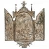 Image 1 : Gothic Style Silver-plated Relief Altar