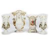 Image 1 : Group of 4 Porcelain Vases, Late 19th/Early 20th Century