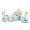 Image 1 : Pair German Porcelain Figurines, with a Trinket Box