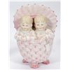 Image 2 : Collection of Porcelain Child Figurines/Vases, and a Trinket Box (7)
