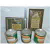 Image 1 : 2 Vintage Framed Poems and 3 Argood Cans
