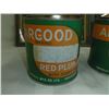 Image 2 : 2 Vintage Framed Poems and 3 Argood Cans