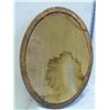 Image 2 : Antique Convex Oval Glass Frame Picture