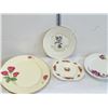 Image 1 : Misc. Vintage Serving Platters and Country Guide